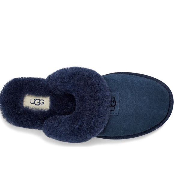 Brand new Authentic Ugg cozy genuine shearling slipper in navy - Picture 10 of 13